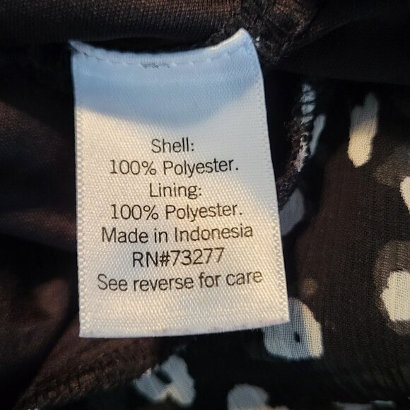 Nine West Sheer Sleeve Printed Top Size XXL - Picture 8 of 9